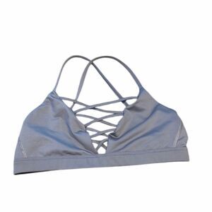 VICTORIA’S SECRET SPORT Women’s Gray Strappy Light Support Sports Bra Small